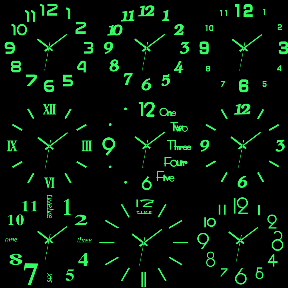 Rattan Mirror Round - 2022 NEW Luminous Wall Clocks Multistyle