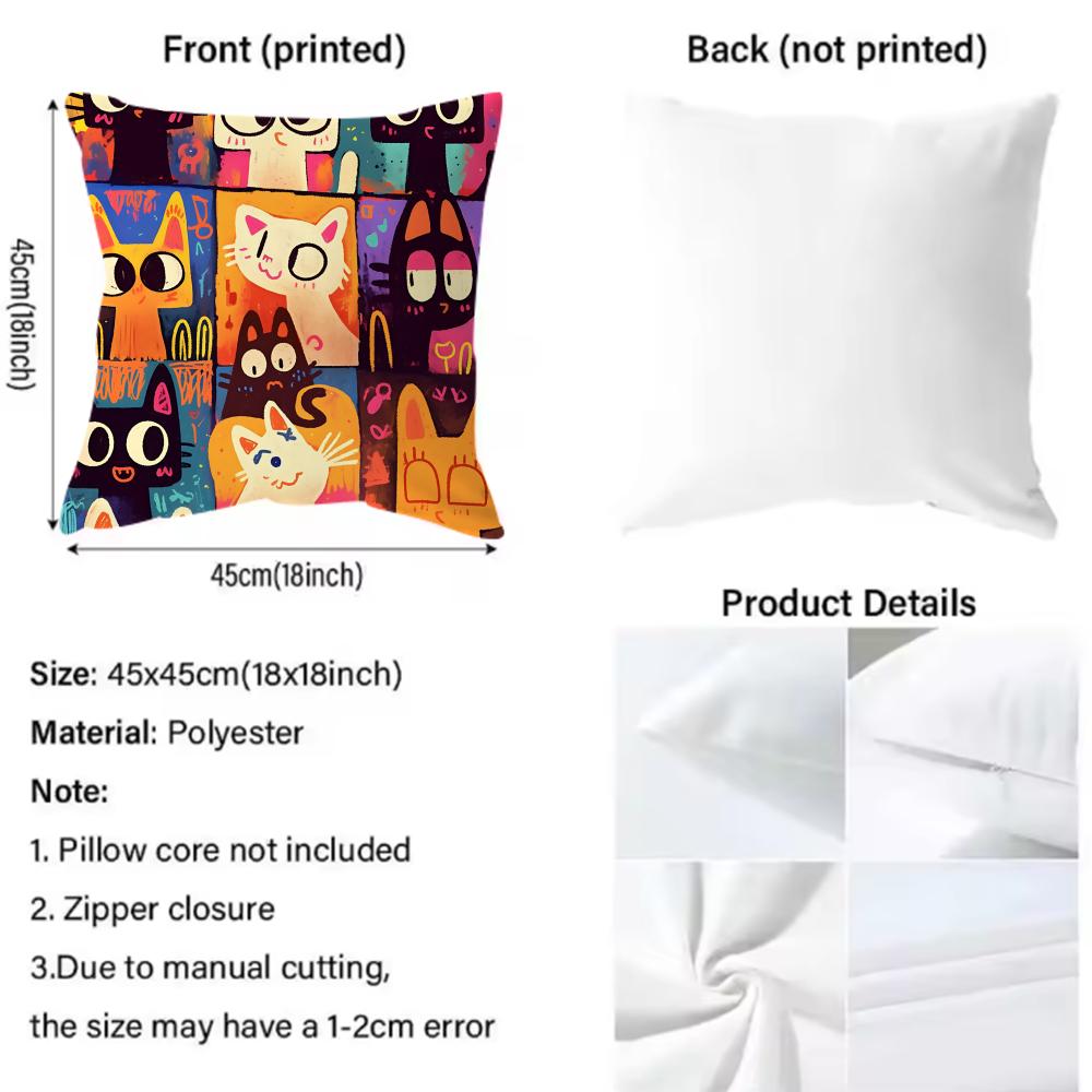 Grid animal illustration Cushi - Interior Design Illustration ulasan dan harga