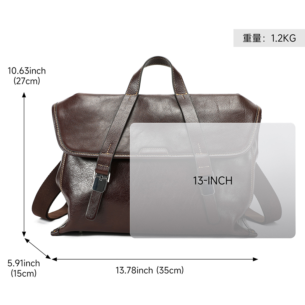 WESTAL 100% Leather Laptop Bag - Interior Design Documentation ulasan dan harga