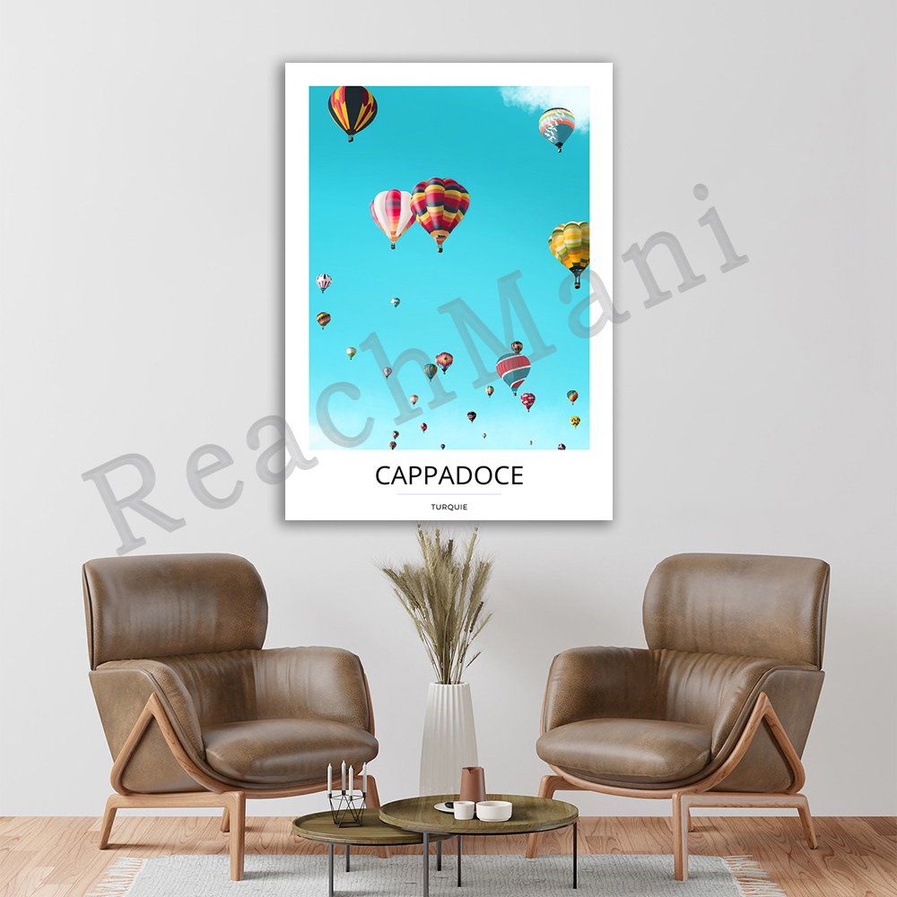 Cappadocia, poster printing, t - Interior Design Illustration ulasan dan harga