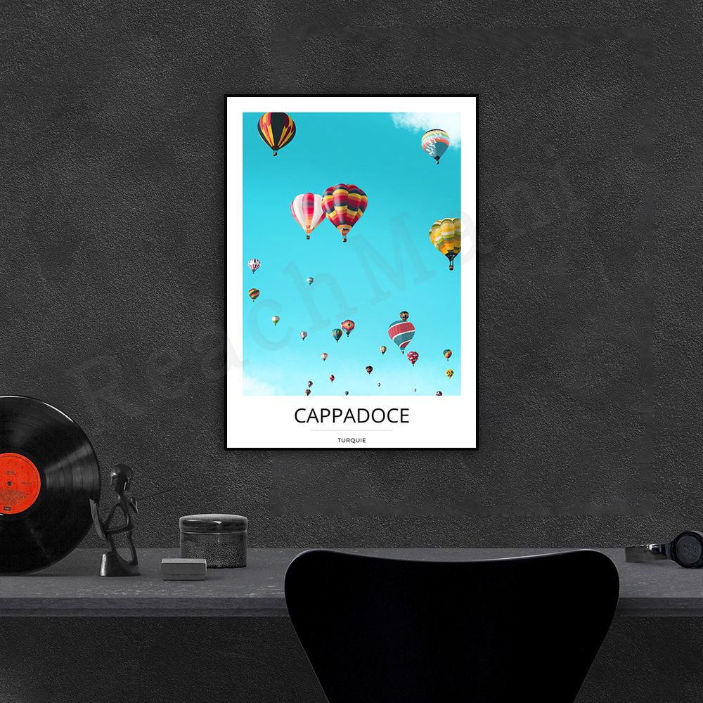 Cappadocia, poster printing, t - Interior Design Illustration ulasan dan harga