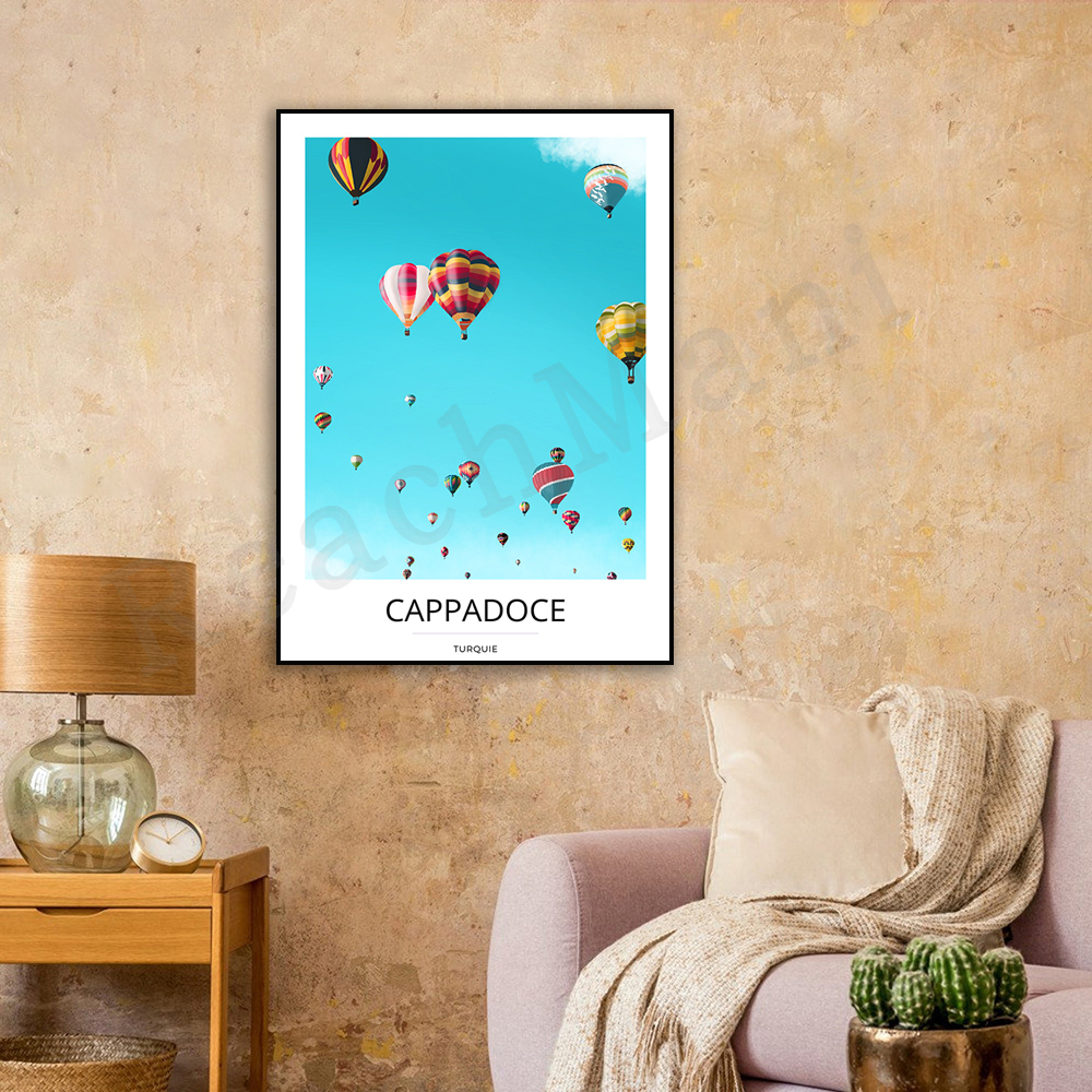 Cappadocia, poster printing, t - Interior Design Illustration ulasan dan harga