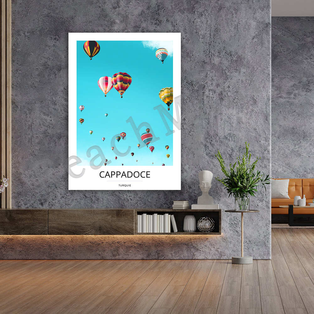 Cappadocia, poster printing, t - Interior Design Illustration ulasan dan harga