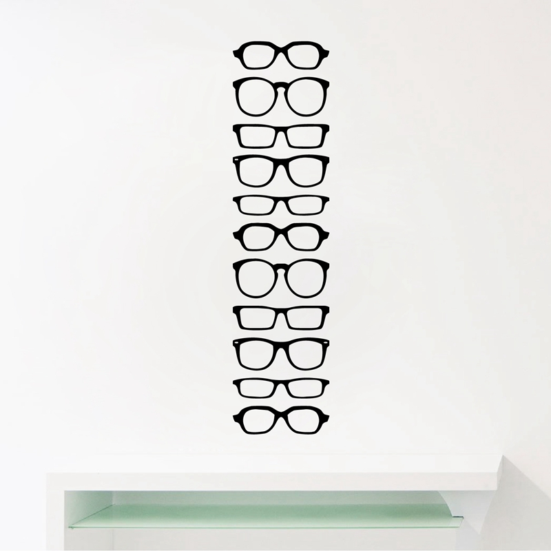 Glasses Hipster Strip Vinyl Wa - Interior Design Magazine ulasan dan harga