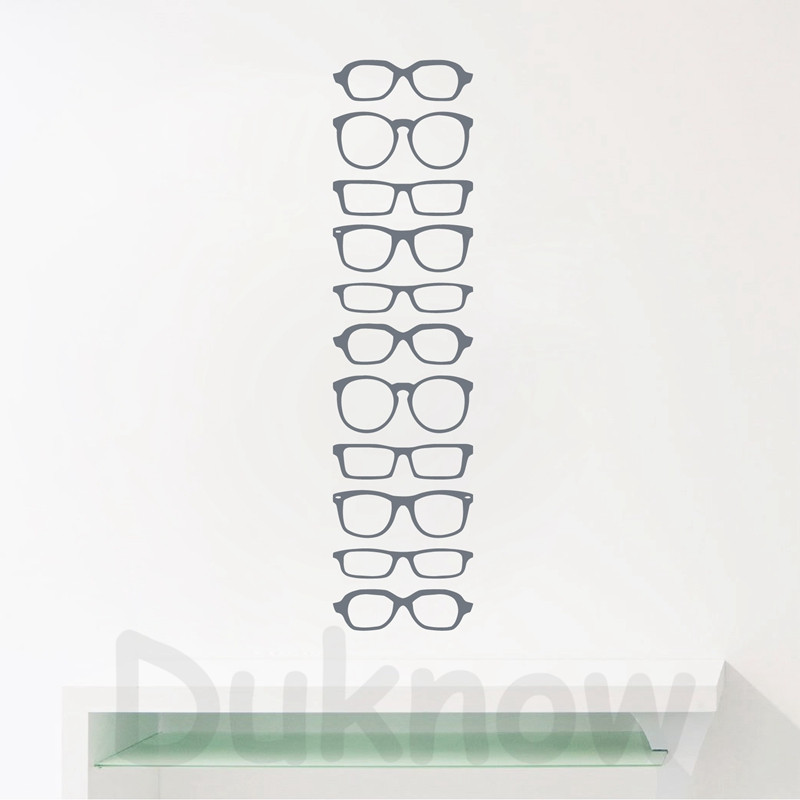 Glasses Hipster Strip Vinyl Wa - Interior Design Magazine ulasan dan harga