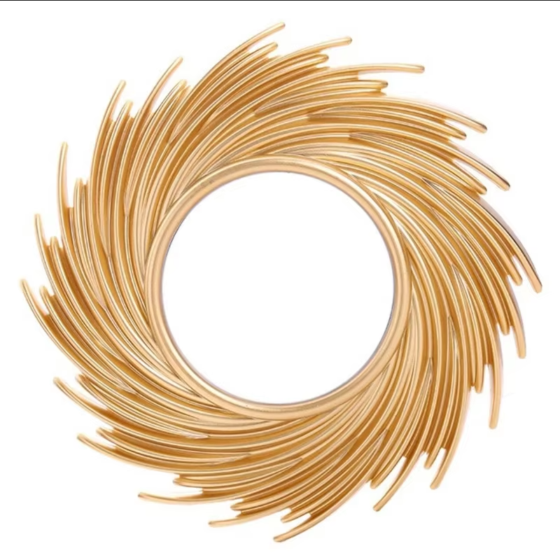Round Rattan Makeup Mirror,Inn - Rattan Mirror Round ulasan dan harga