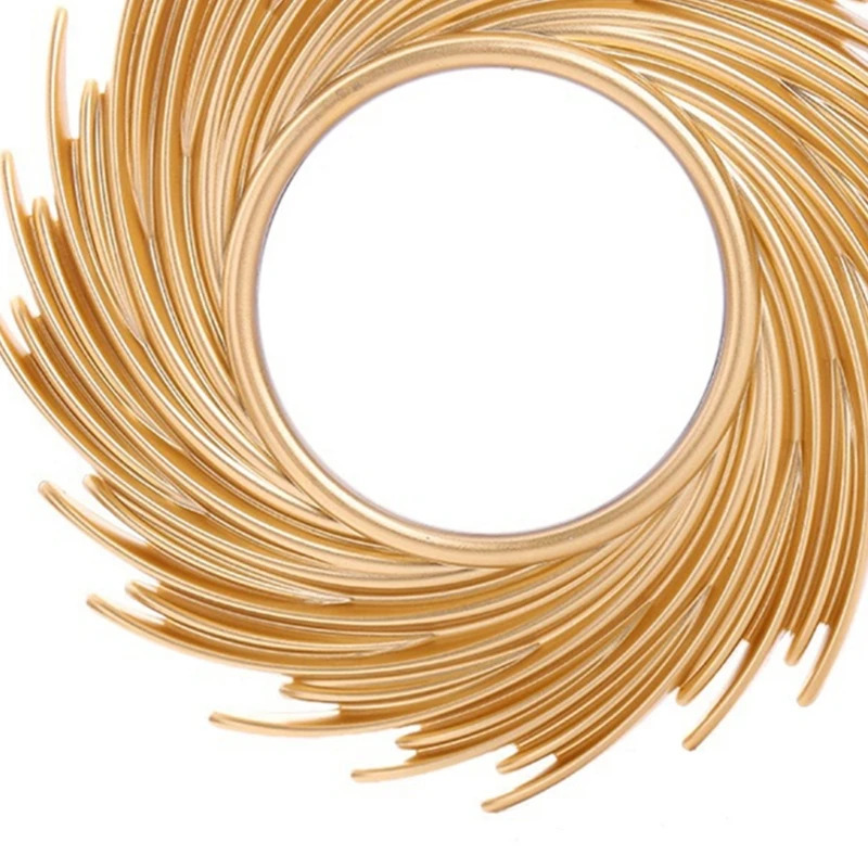 Round Rattan Makeup Mirror,Inn - Rattan Mirror Round ulasan dan harga
