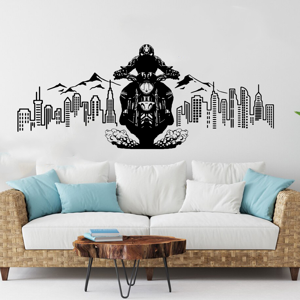 City Skyline Motorcycle Advent - Interior Design Magazine ulasan dan harga