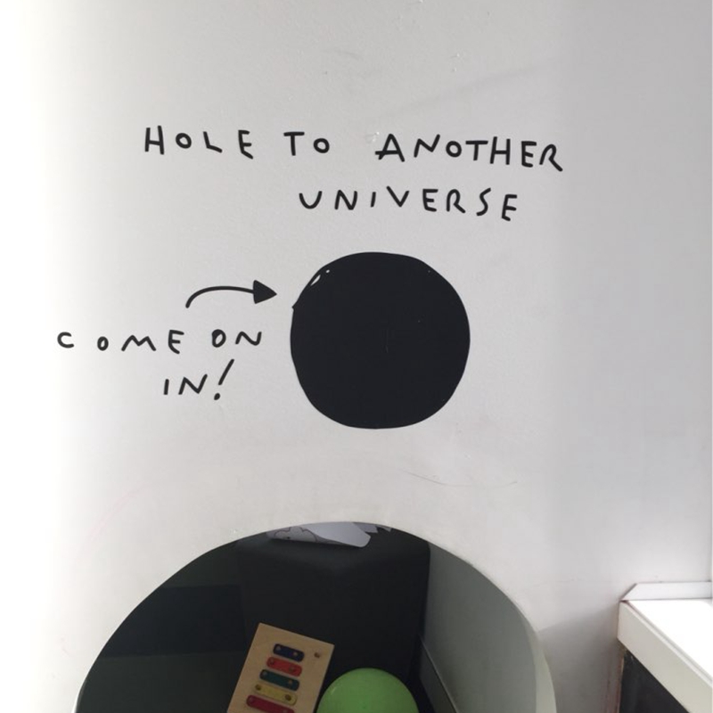 Hole to Another Universe Funny - Interior Design Magazine ulasan dan harga