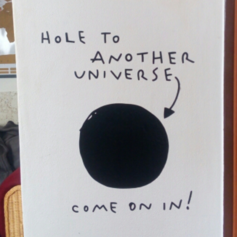 Hole to Another Universe Funny - Interior Design Magazine ulasan dan harga