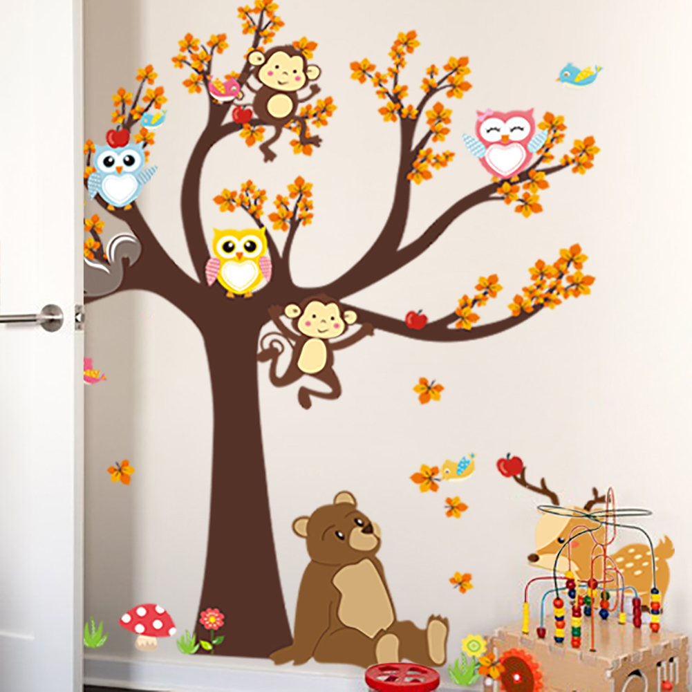 Owl Monkey Animals  Tree Carto - Interior Design Magazine ulasan dan harga