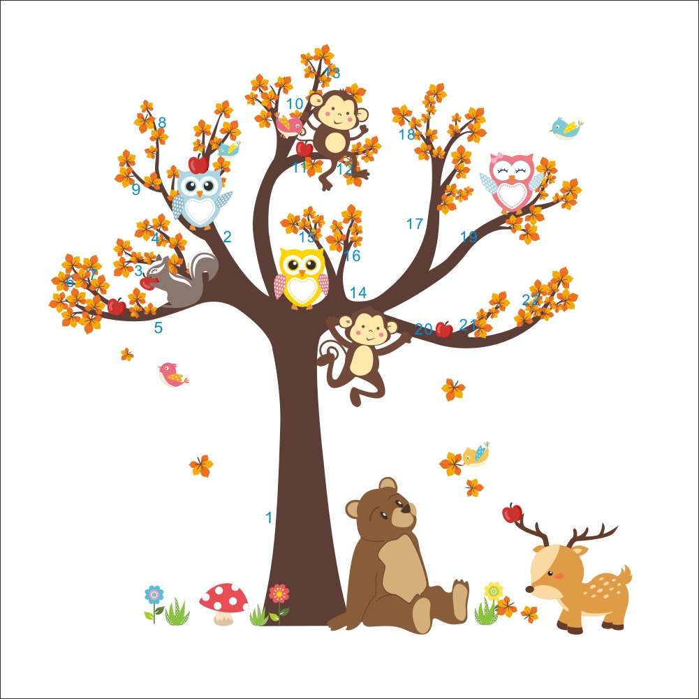 Owl Monkey Animals  Tree Carto - Interior Design Magazine ulasan dan harga