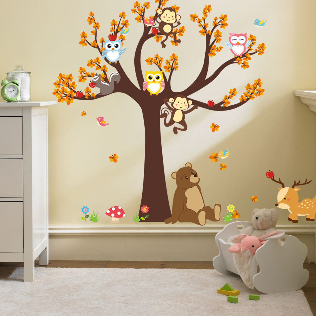 Owl Monkey Animals  Tree Carto - Interior Design Magazine ulasan dan harga