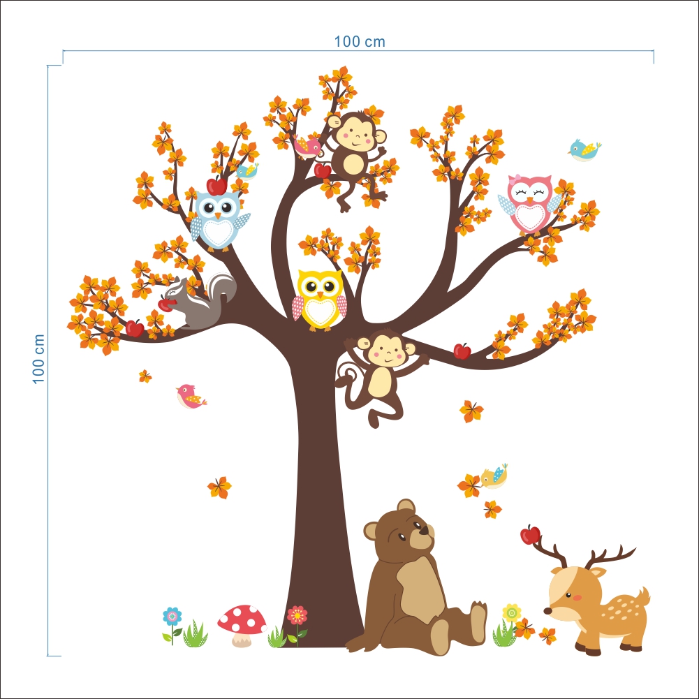 Owl Monkey Animals  Tree Carto - Interior Design Magazine ulasan dan harga