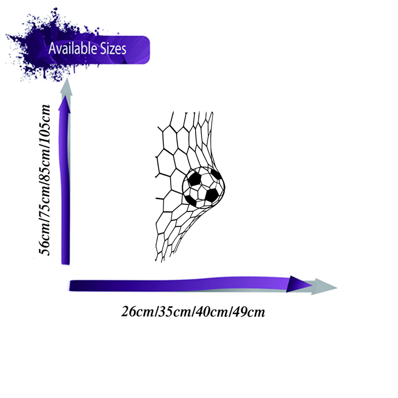 Large Soceer Goal Net Wall Sti - Interior Design Magazine ulasan dan harga