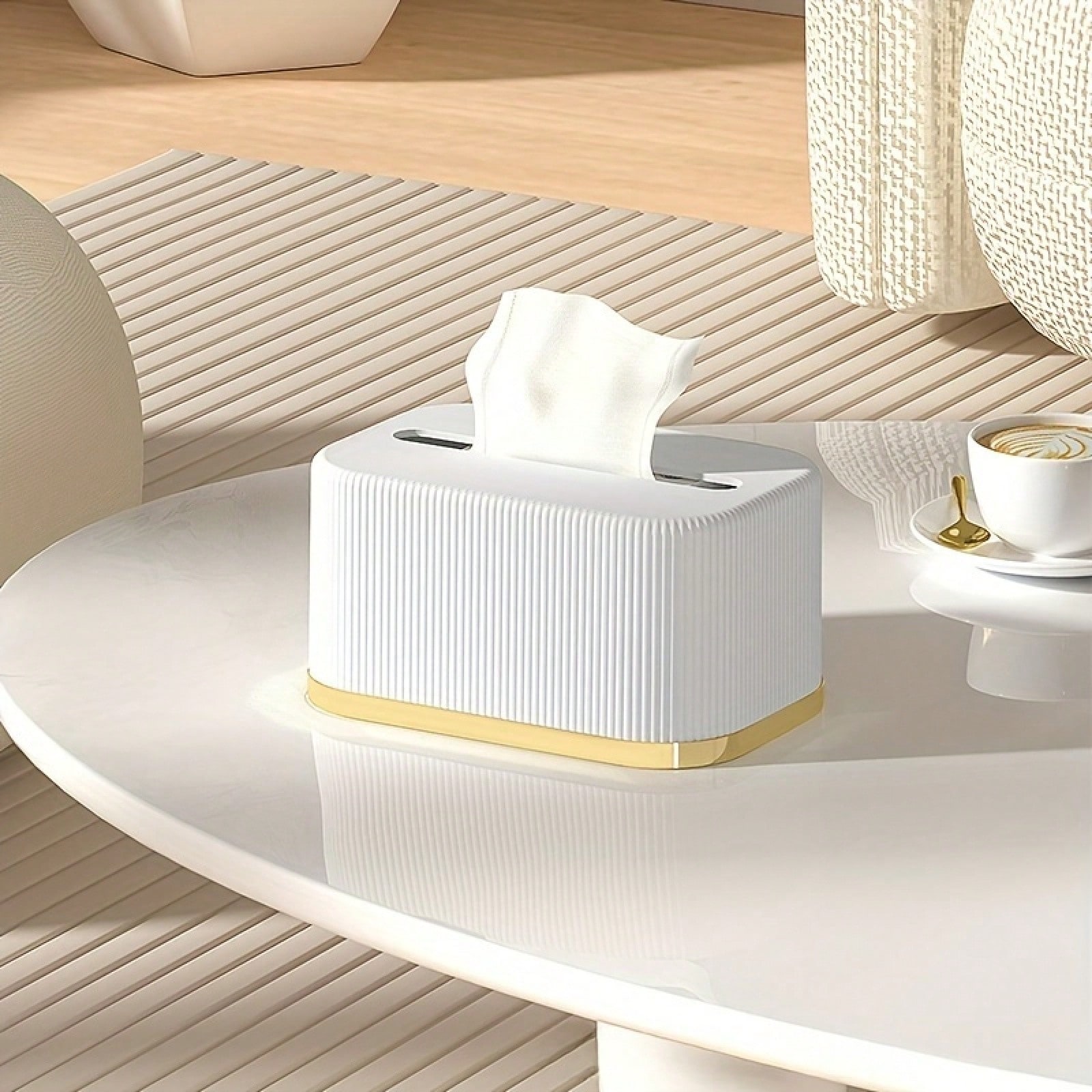Luxury White & Golden Accent T - Interior Design Type ulasan dan harga