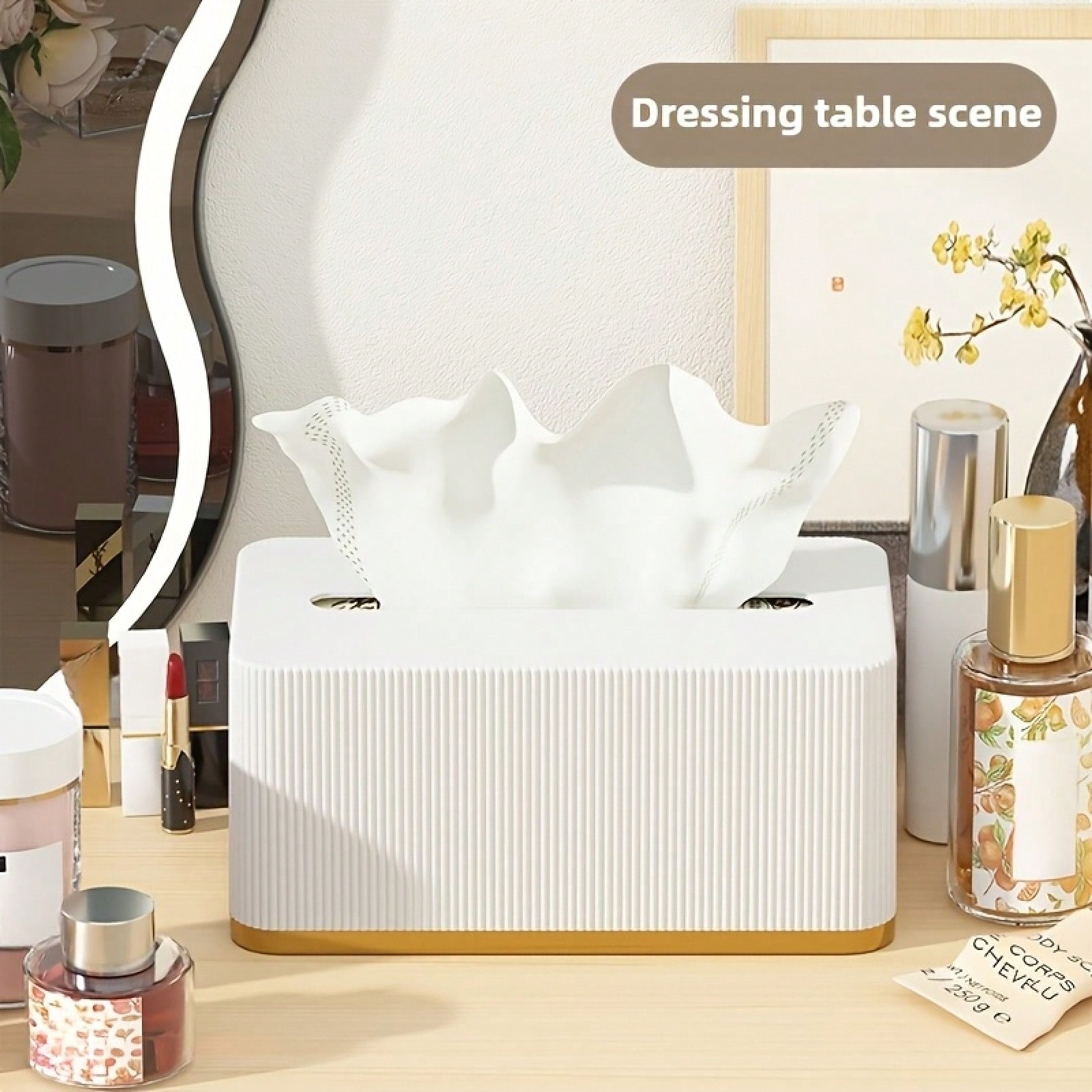 Luxury White & Golden Accent T - Interior Design Type ulasan dan harga