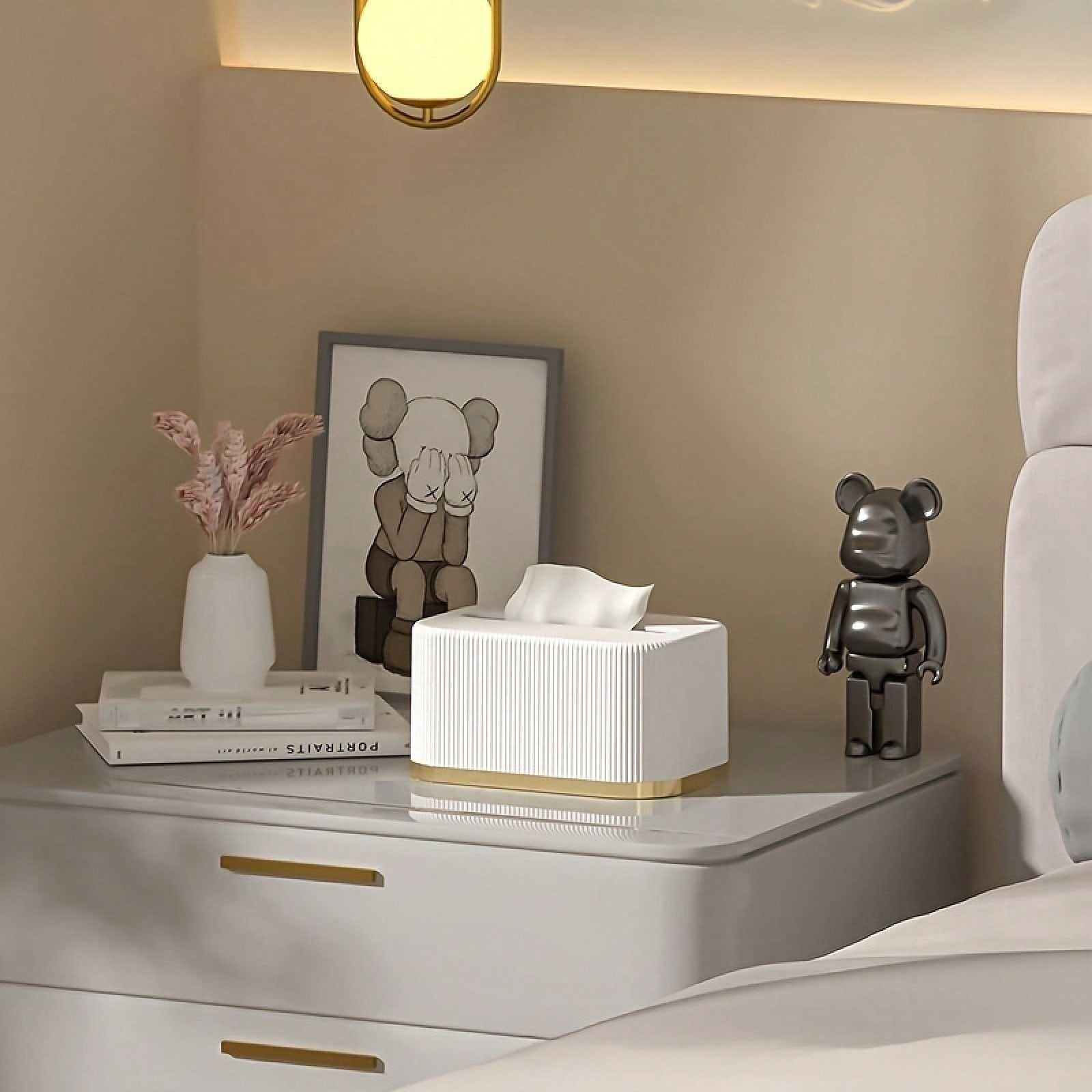 Luxury White & Golden Accent T - Interior Design Type ulasan dan harga
