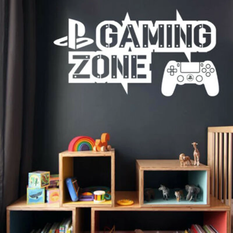 PS4 Gaming Zone Wall Stickers  - Interior Design Magazine ulasan dan harga