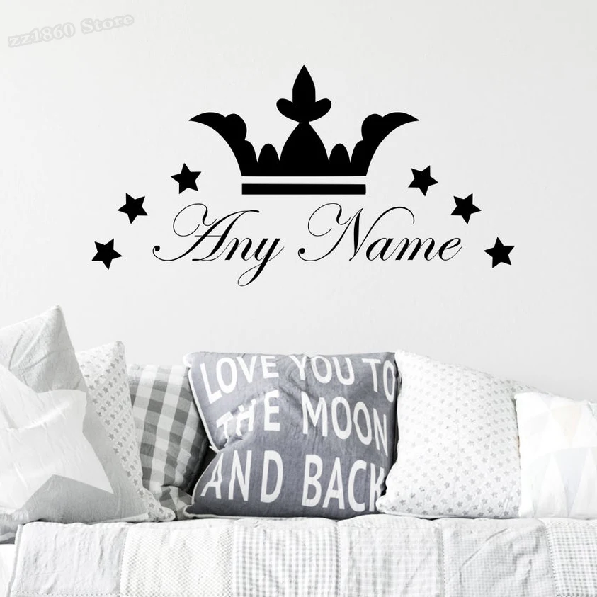 Personalized Name Crown Stars  - Interior Design Magazine ulasan dan harga