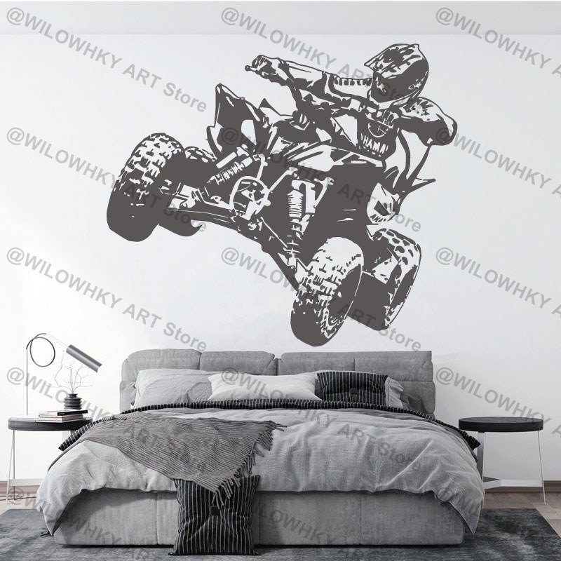 Four Wheel Mountain Bike Vinyl - Interior Design Magazine ulasan dan harga