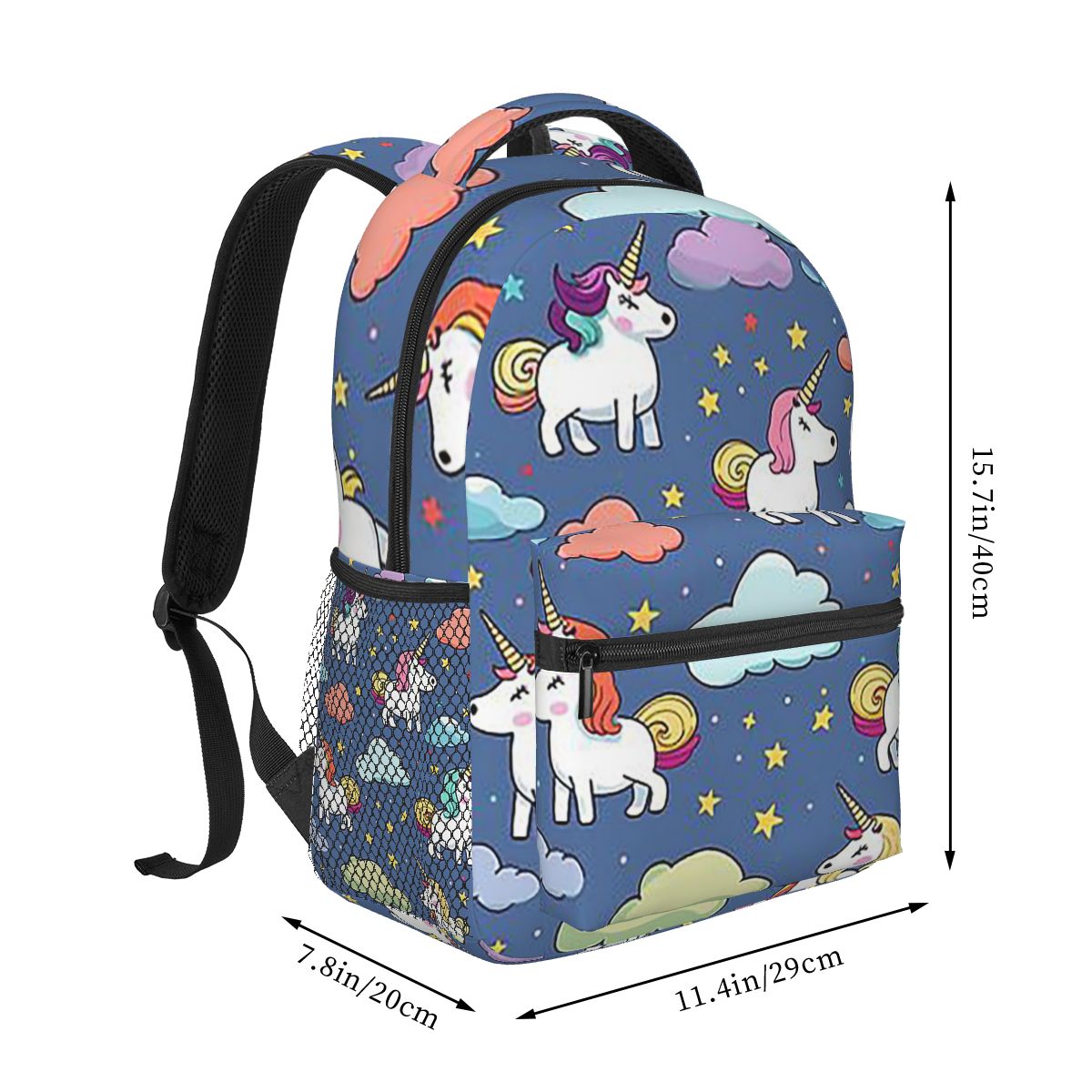 Unicorn Cartoon Design Cute Un - Interior Design Illustration ulasan dan harga