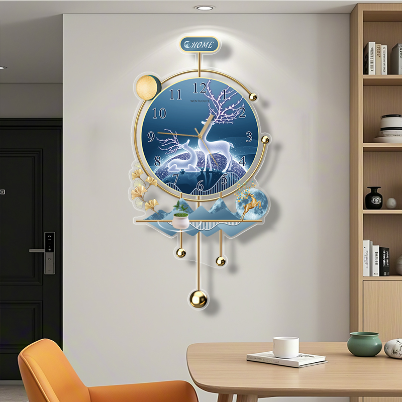 Sweep Movement Zen Wall Clock  - Interior Design Quiet Luxury ulasan dan harga