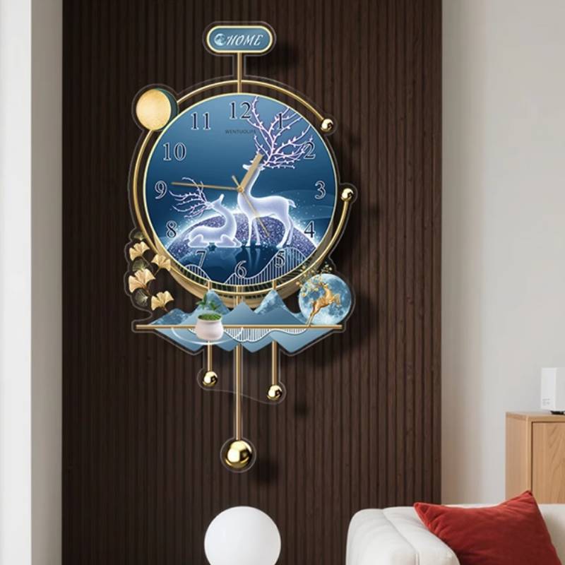 Sweep Movement Zen Wall Clock  - Interior Design Quiet Luxury ulasan dan harga